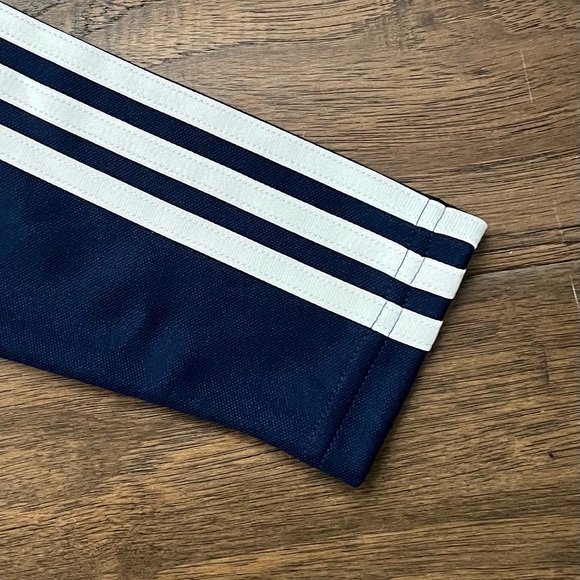 NWT-Adidas AEROREADY Youth Track Jacket Navy Blue Full Zip 13-14 / 164 - Picture 10 of 11